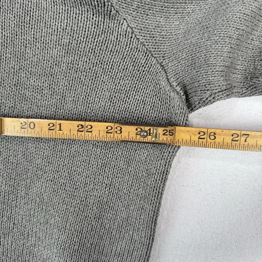 90's Vintage Polo Ralph Lauren Knit Sweater Men's XL Gray Pima Cotton Crewneck